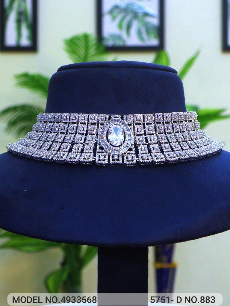 American Diamond Necklace Set