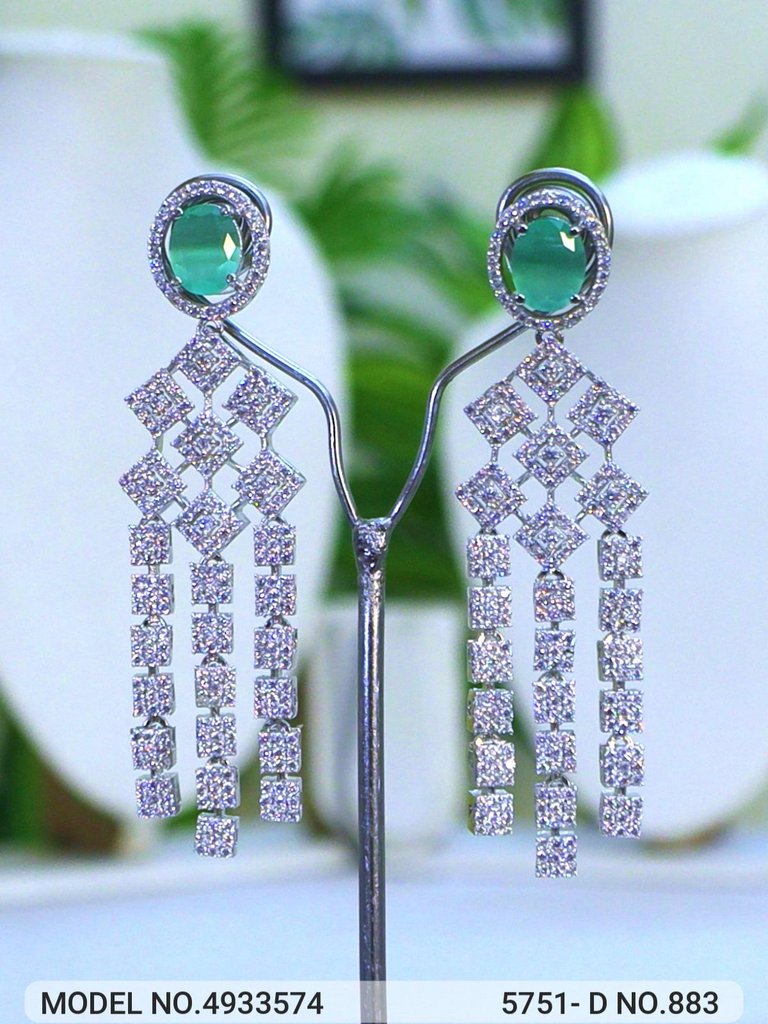 Articfical Diamond AD Necklace Set