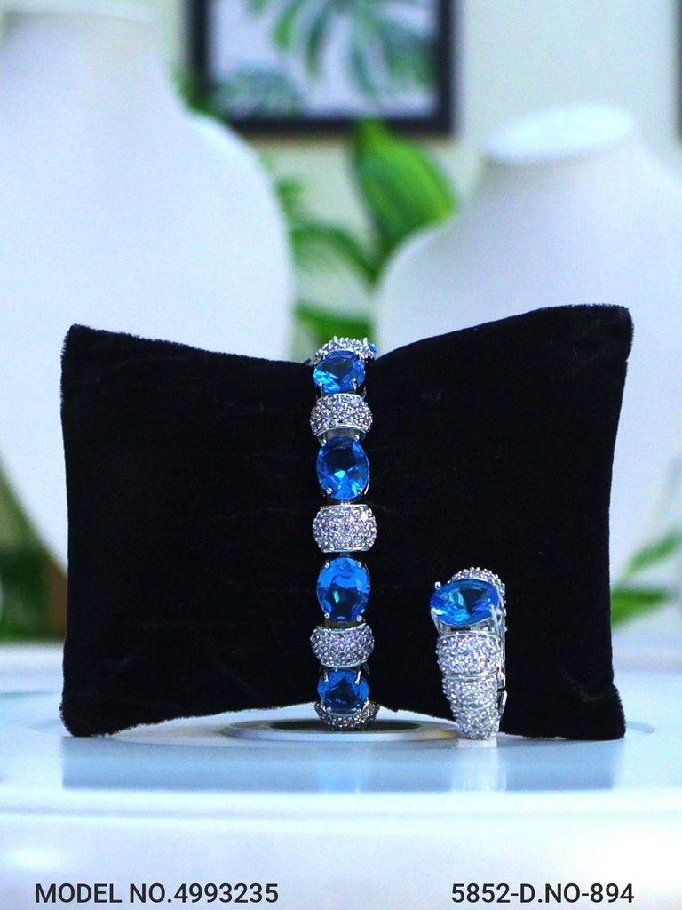 Imitation Diamond Cz Jewelry Set
