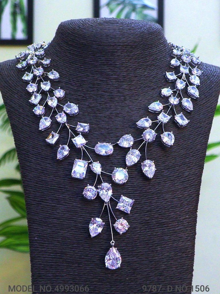 Traditional Design | American Diamond Jewelry Set