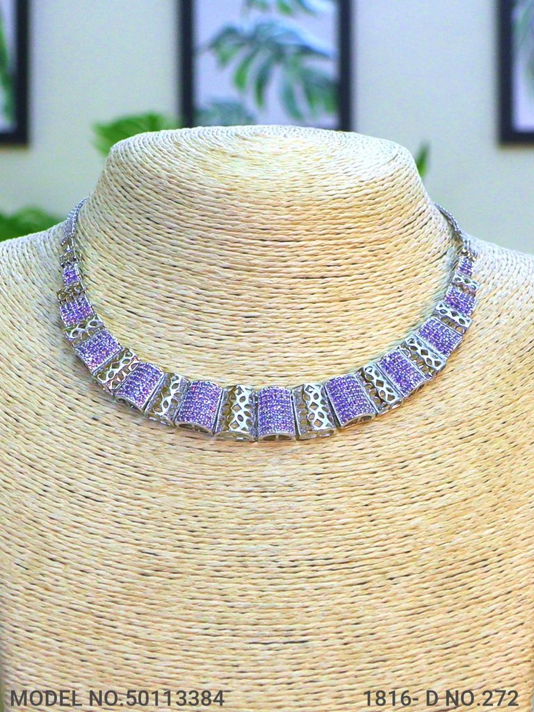 Classic Cz Jewelry Set with Earrings