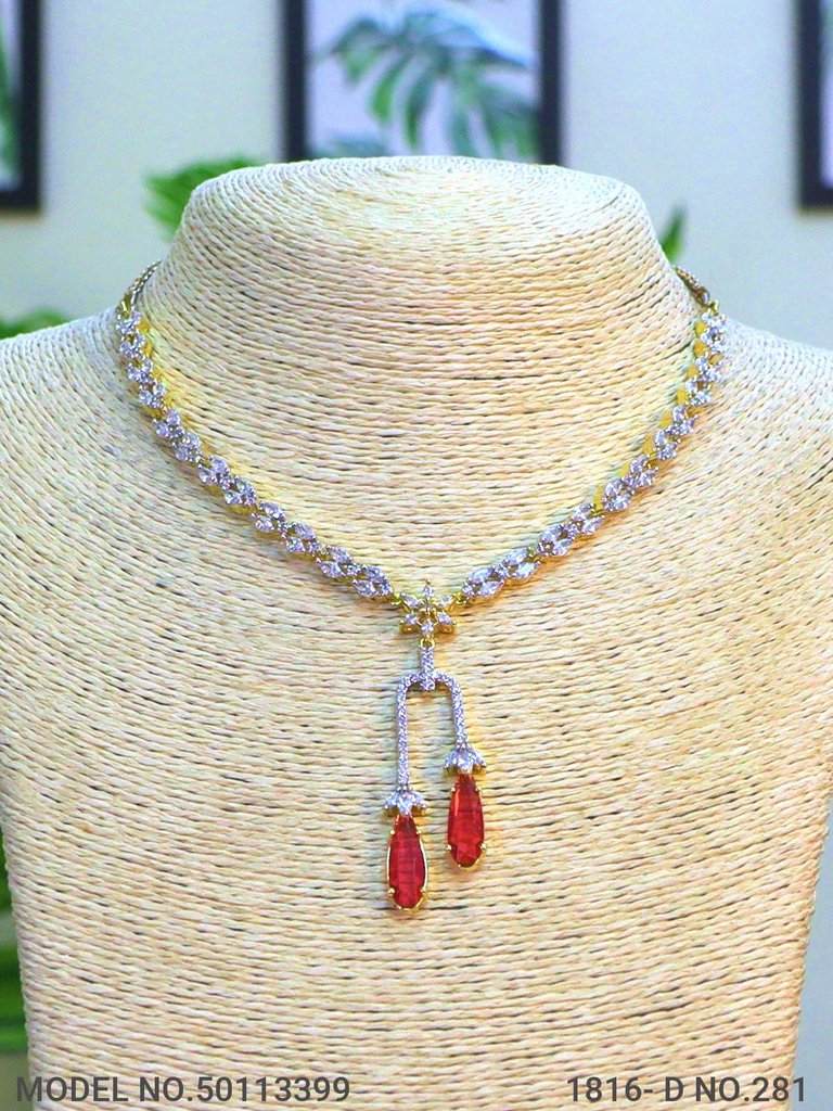 Classic Cz Jewelry Set with Earrings