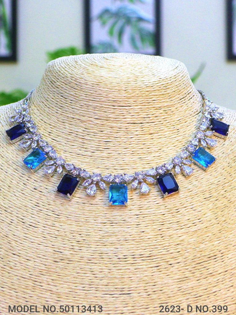 Classic yet Trendy | Cz Fashion Necklace Set