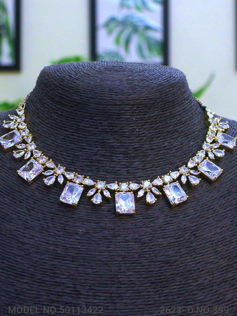 Made in India | Cz Necklace Set