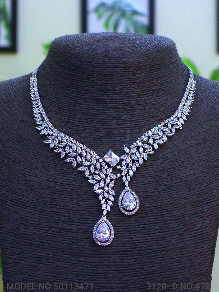 Original Cubic Zircon | Classic Necklace Set