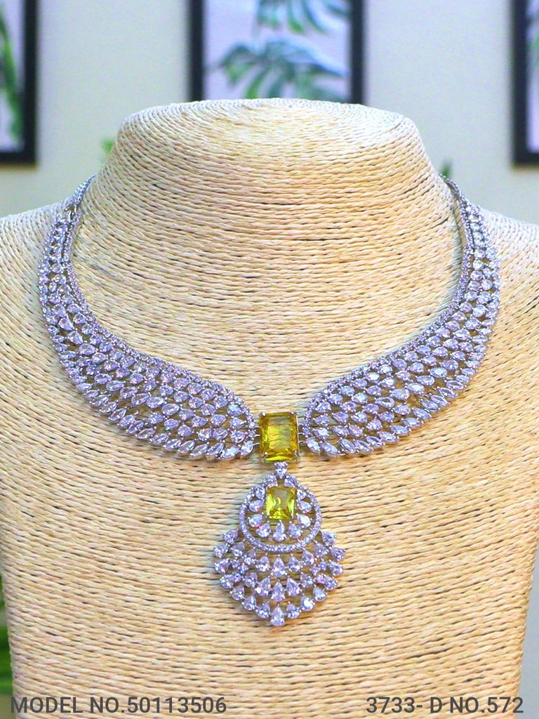Original Cubic Zircon | Classic Necklace Set