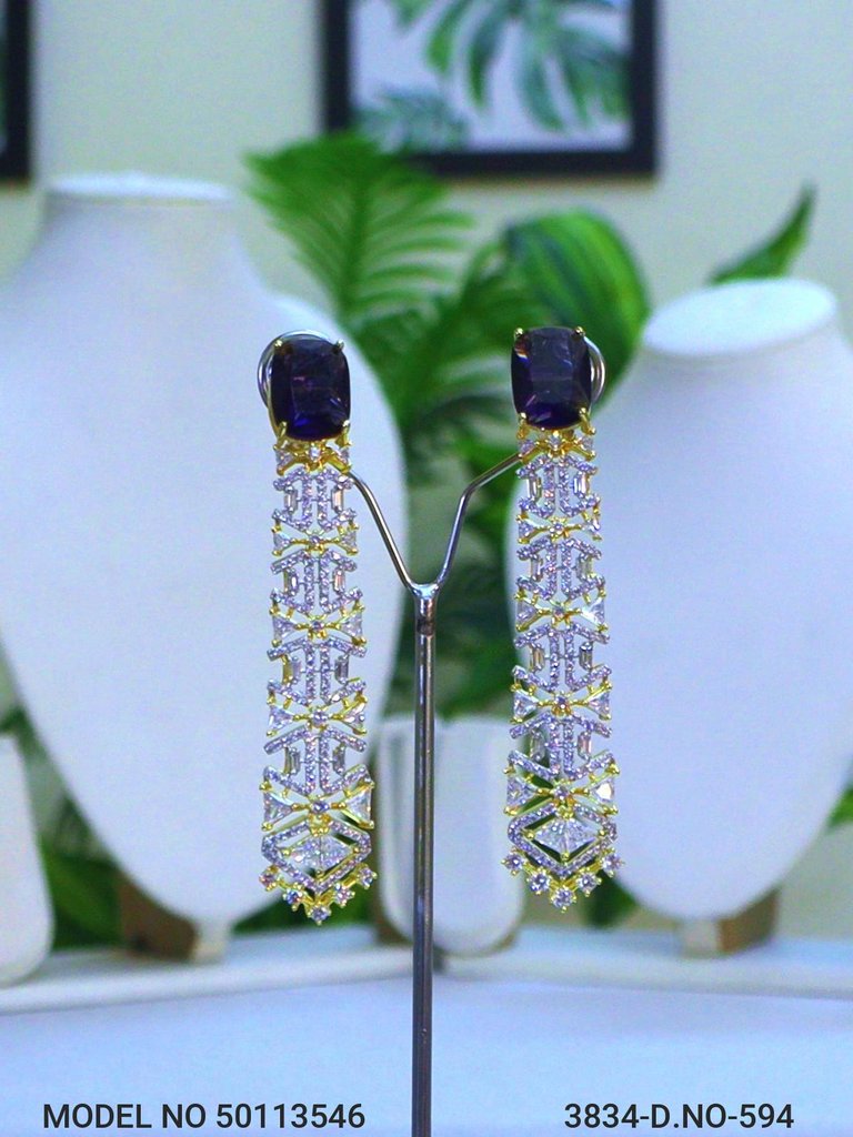 Light weighted CZ Necklace Set