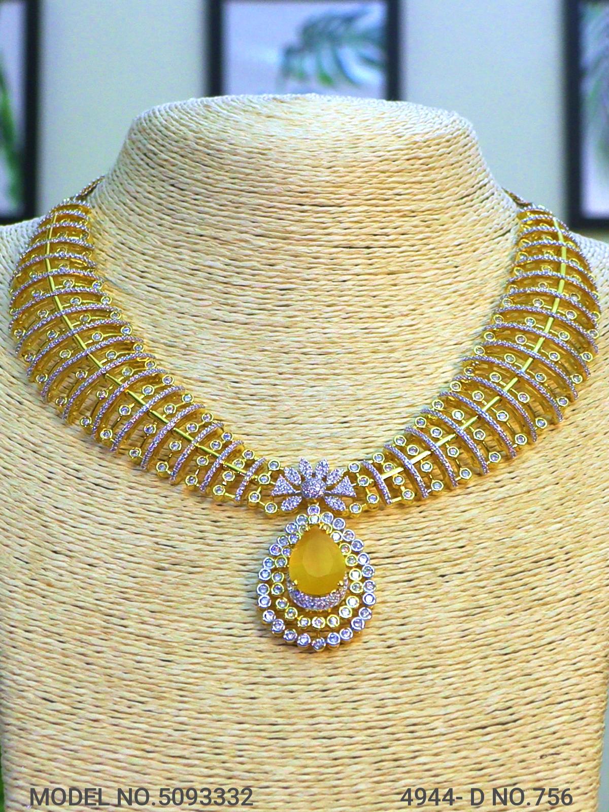 Traditional Design | American Diamond Jewelry Set