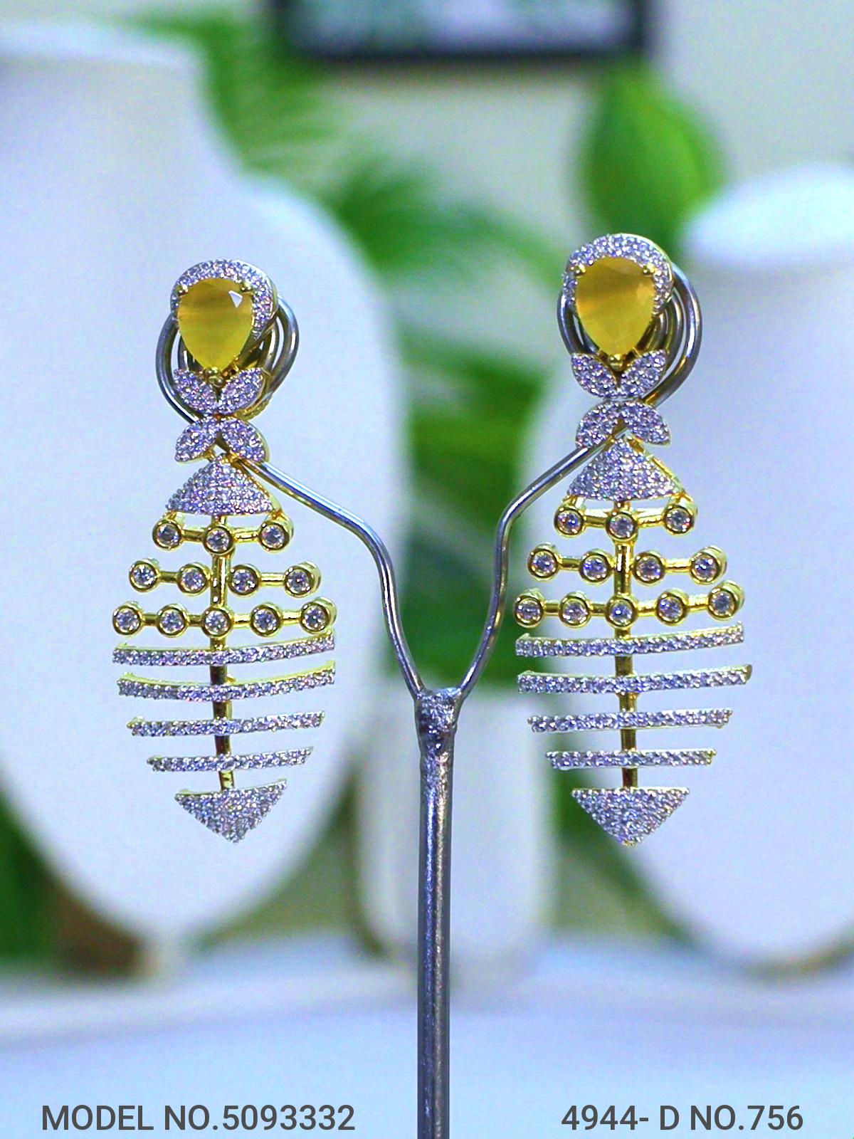 Traditional Design | American Diamond Jewelry Set