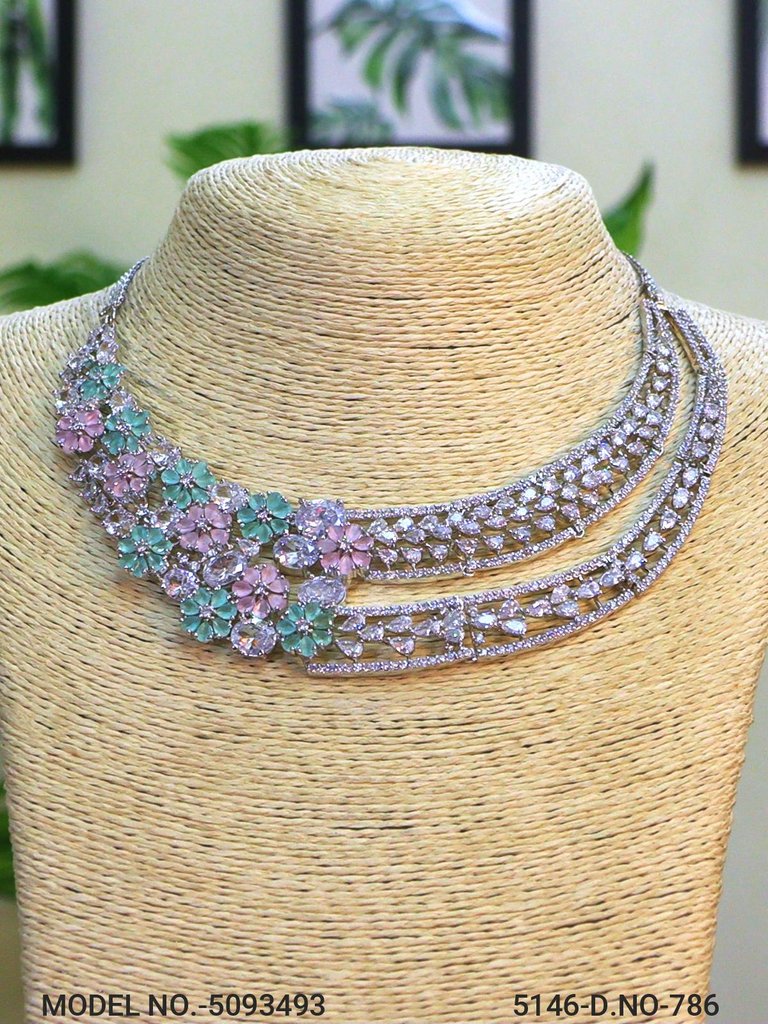 Traditional Design | American Diamond Jewelry Set
