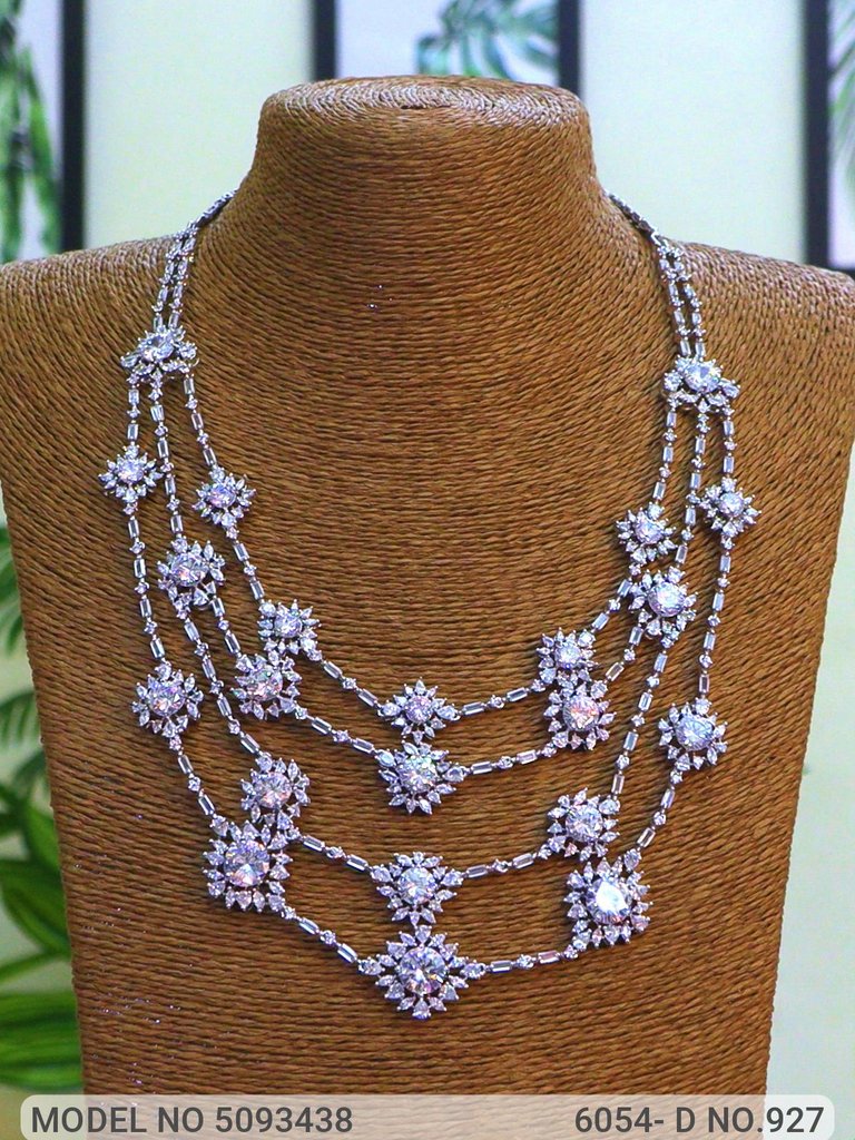 Traditional Design | American Diamond Jewelry Set