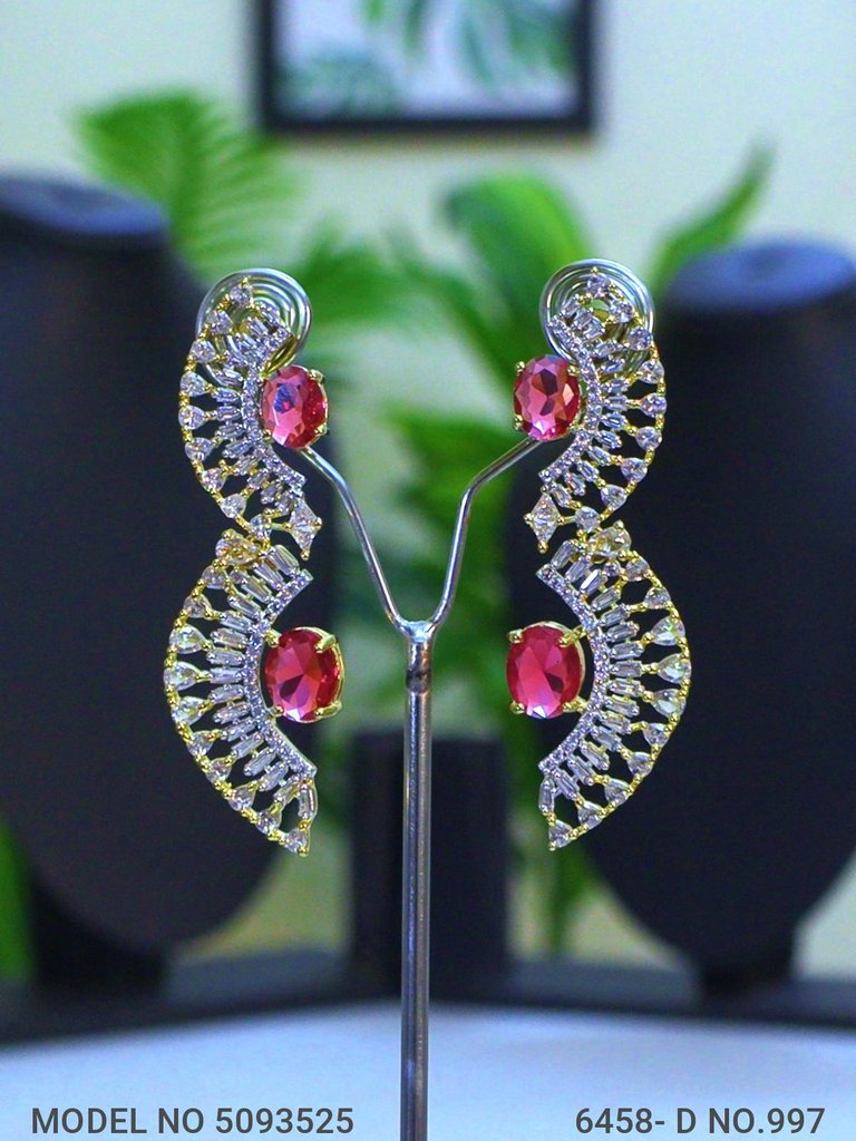 Imitation Diamond Cz Jewelry Set