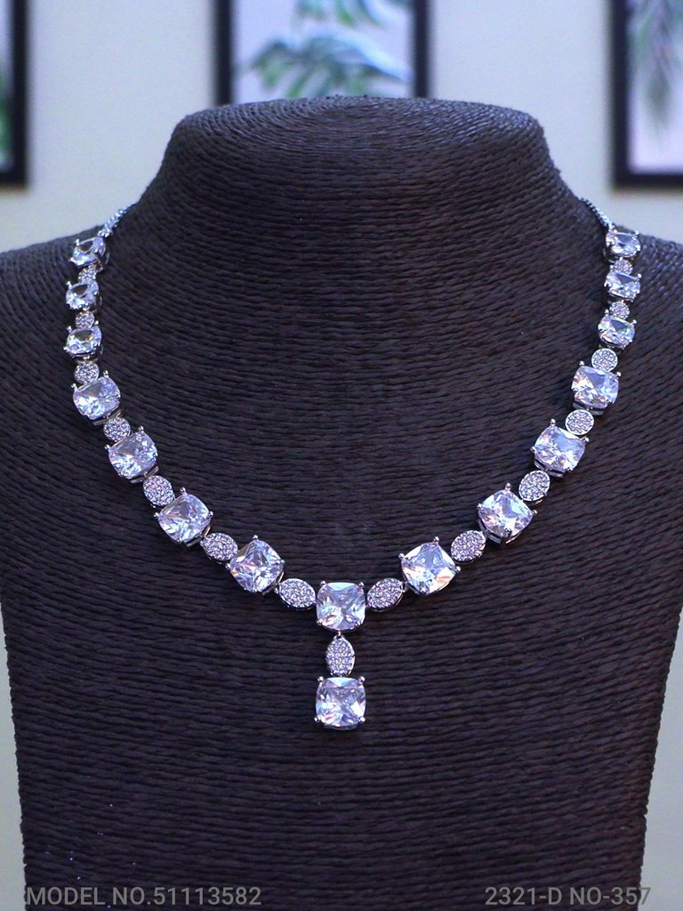 Original Cubic Zircon | Classic Necklace Set