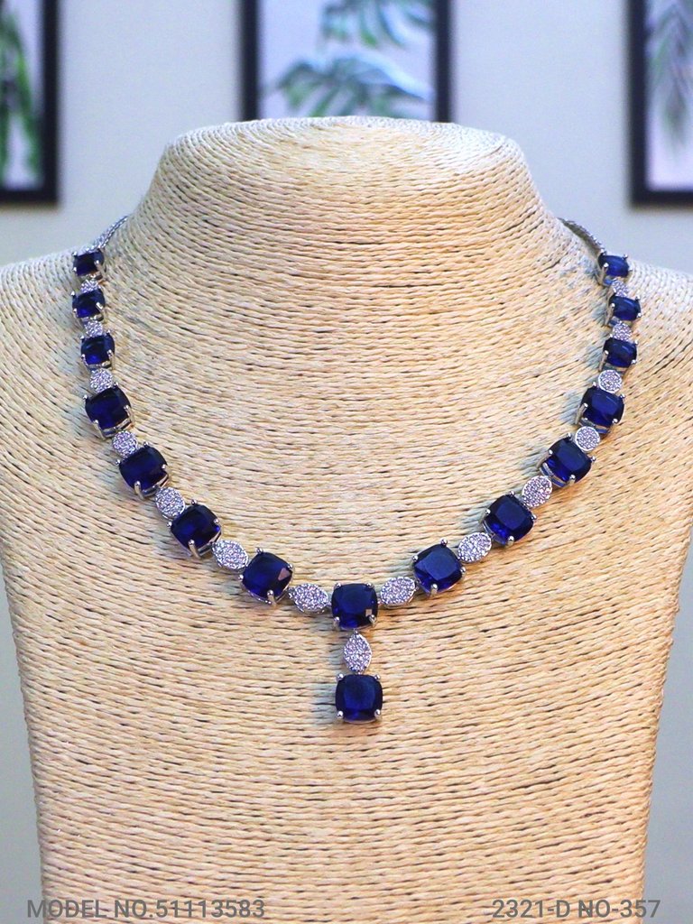 Classic Necklace | AD Jewellery | Handcrafted