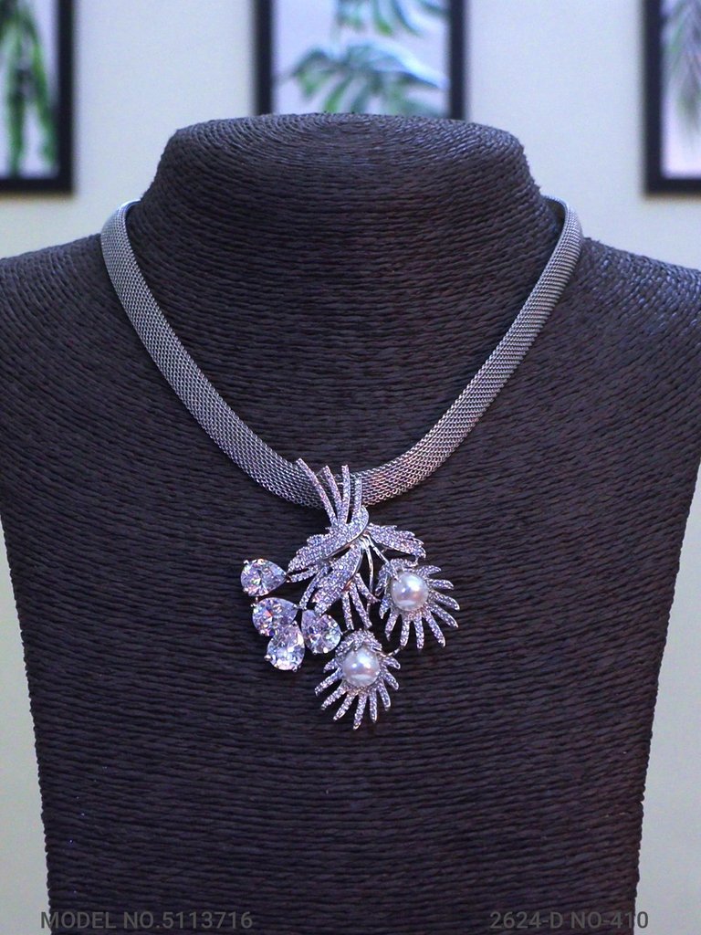 Diamond Replica Pendant Set |