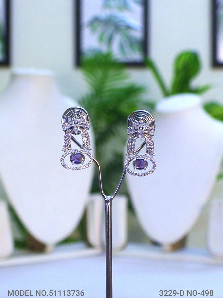 Light weighted CZ Necklace Set