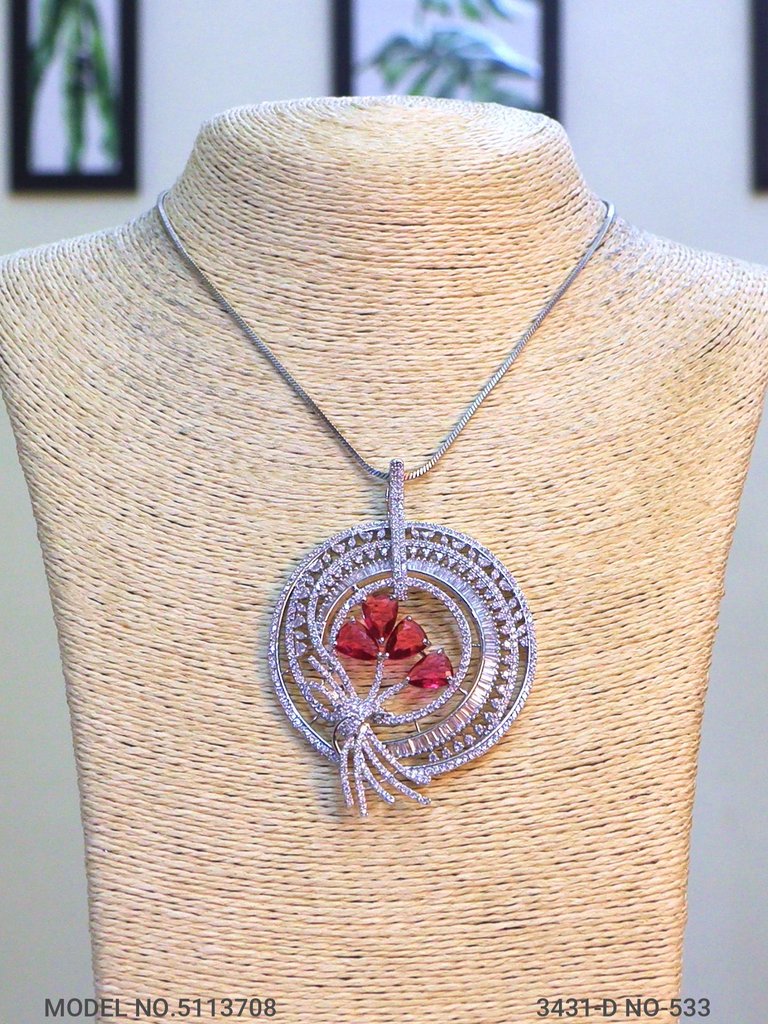 Original Cubic Zircon | Classic Pendant Set