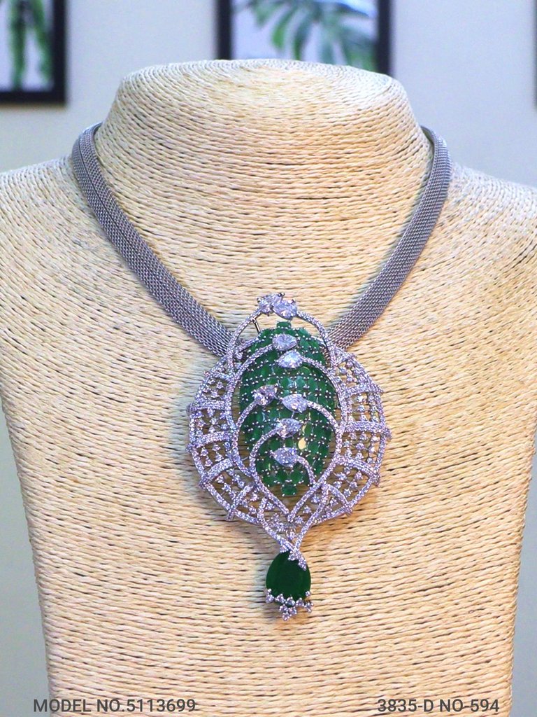 Zirconia Fine Fashion Pendant Set