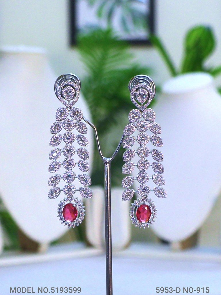 Traditional Design | American Diamond Jewelry Set