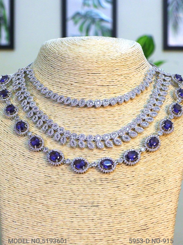 Handmade Traditional Masterpiece Zircon Jewelry Set