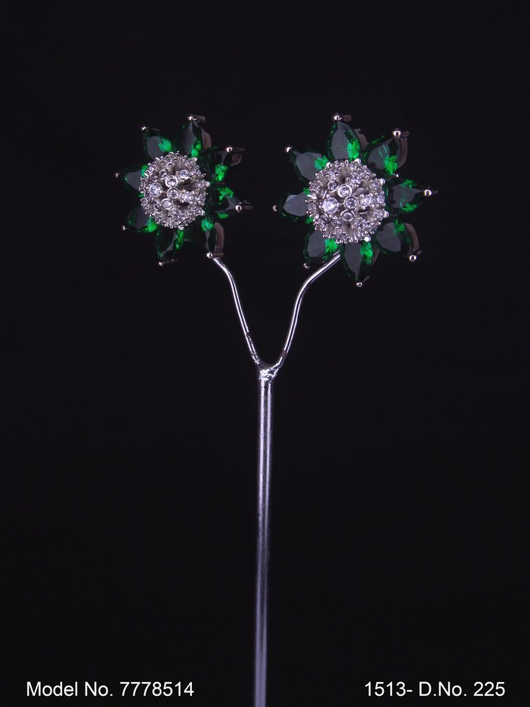 American diamond Earring Indian hand crafted