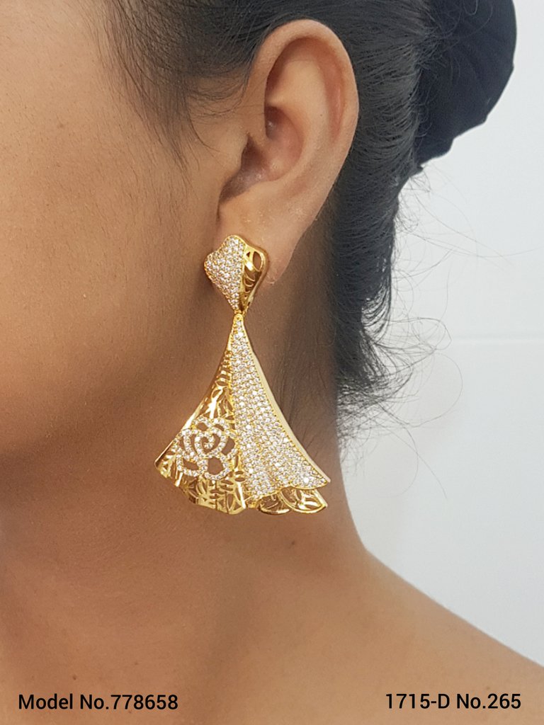 Indian CZ Earrings