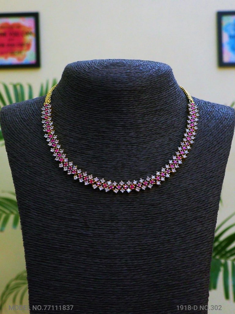 Classic Necklace | AD Jewellery | Handcrafted