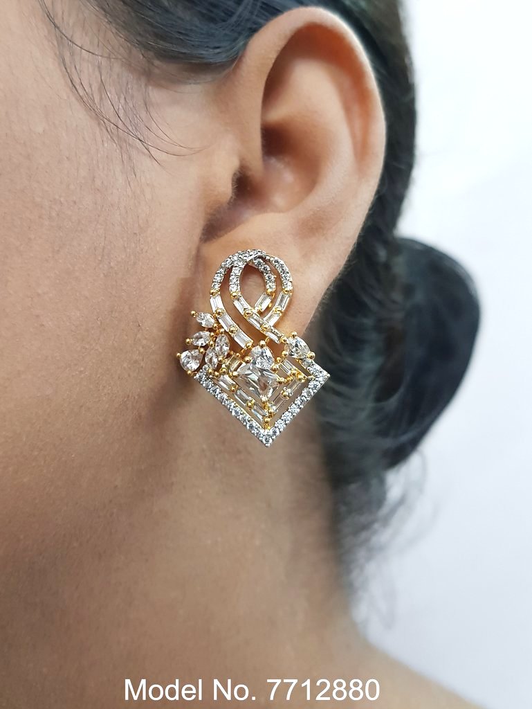 American Diamond Pendant Set