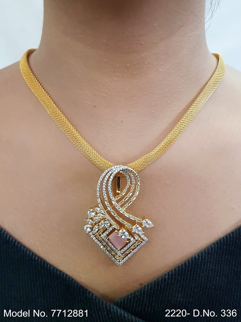 Zirconia Fine Fashion Pendant Set