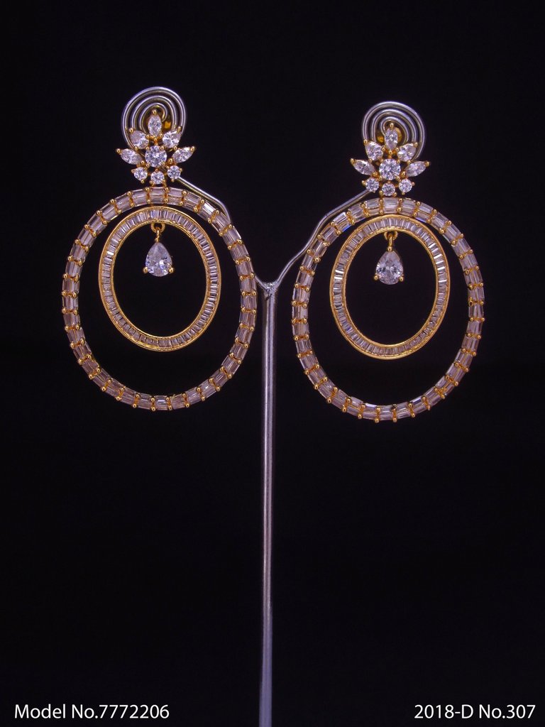 Cz Earring in wholesale price