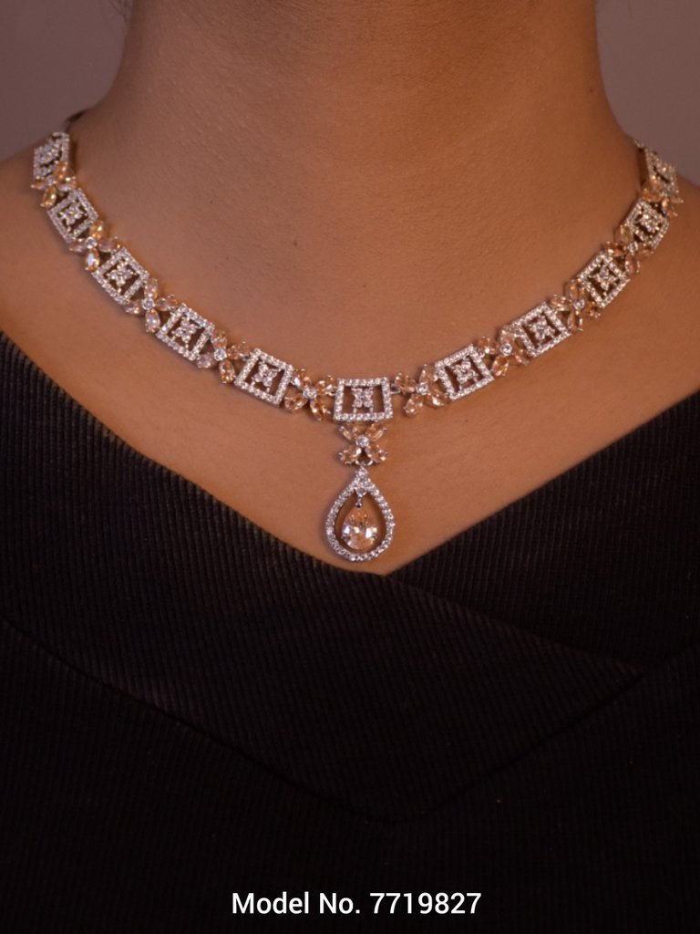 Cz Jewelry Set | Classic Pattern