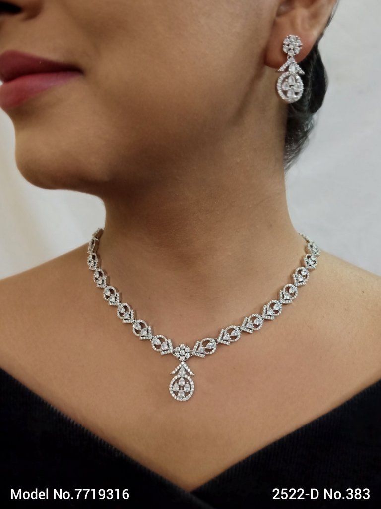 Made In India | Diamond Styled Jewellery Set