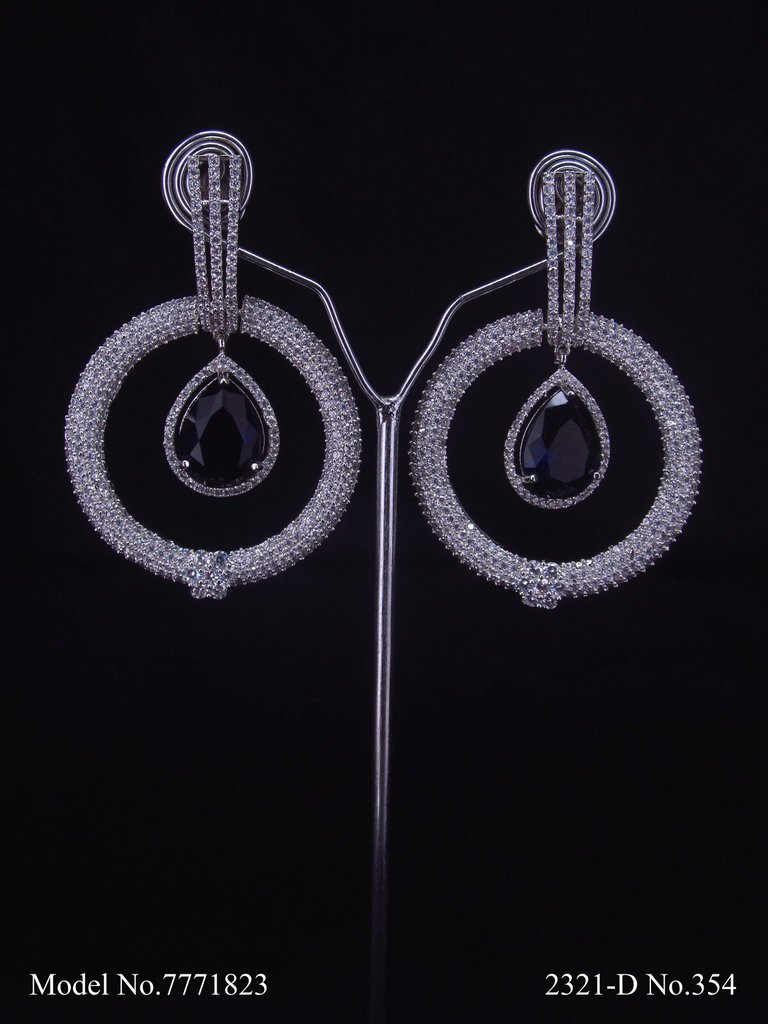 Diamond Replica Long Earrings