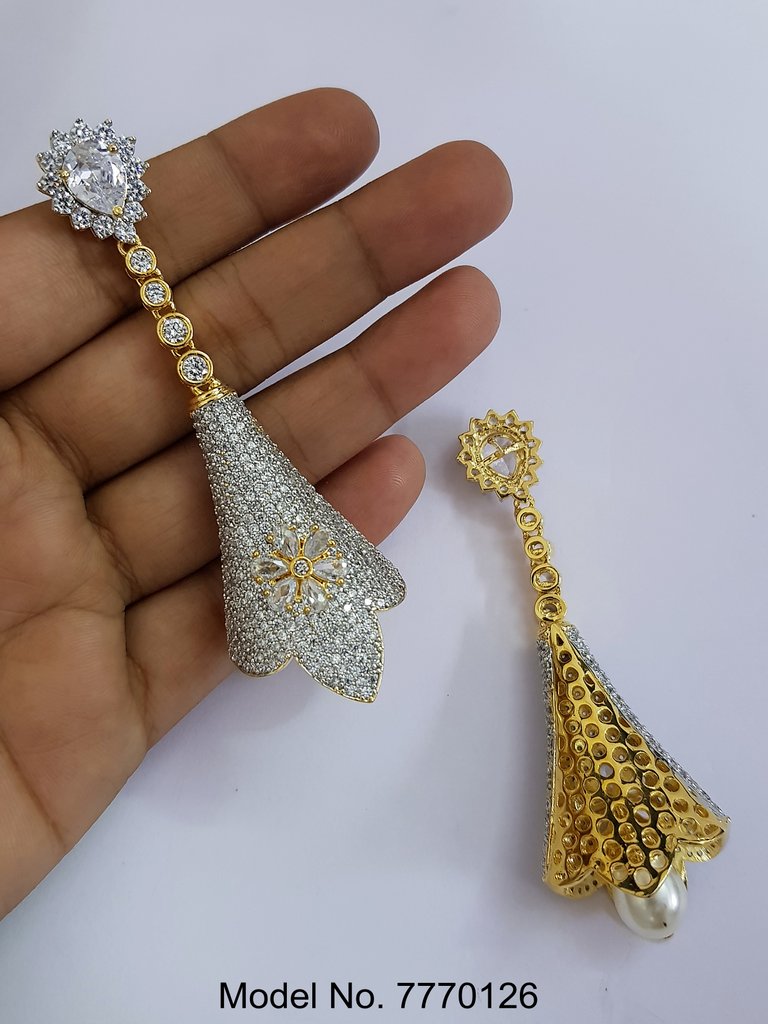 Cz Fashion Earrings | Handcrafted
