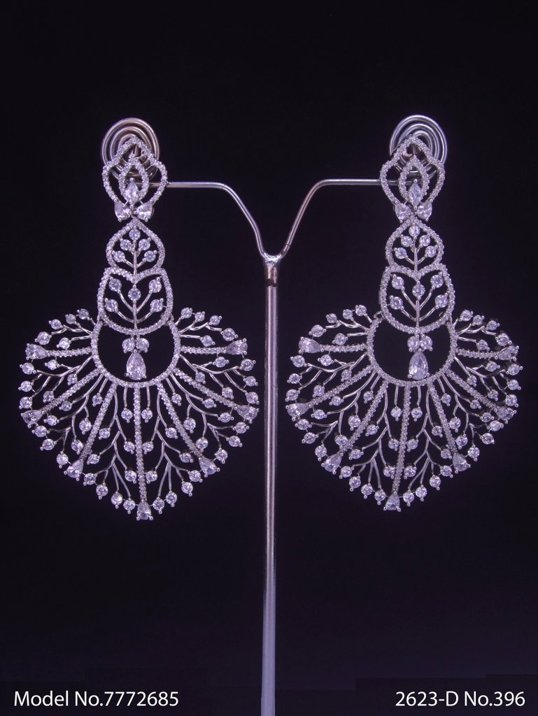 Diamond Replica Long Earrings