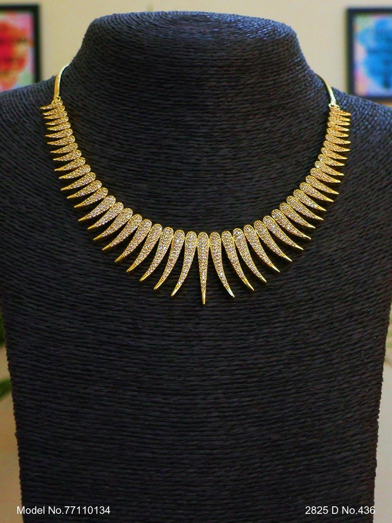 Classic Necklace | AD Jewellery | Handcrafted