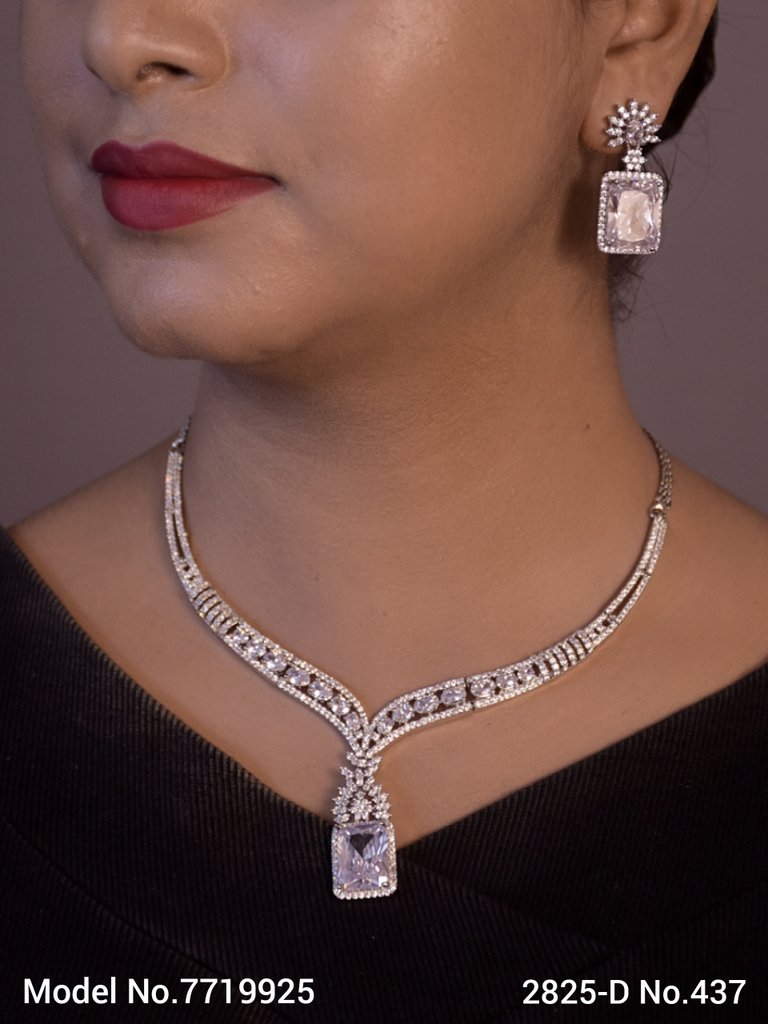 Original Cubic Zircon | Classic Necklace Set