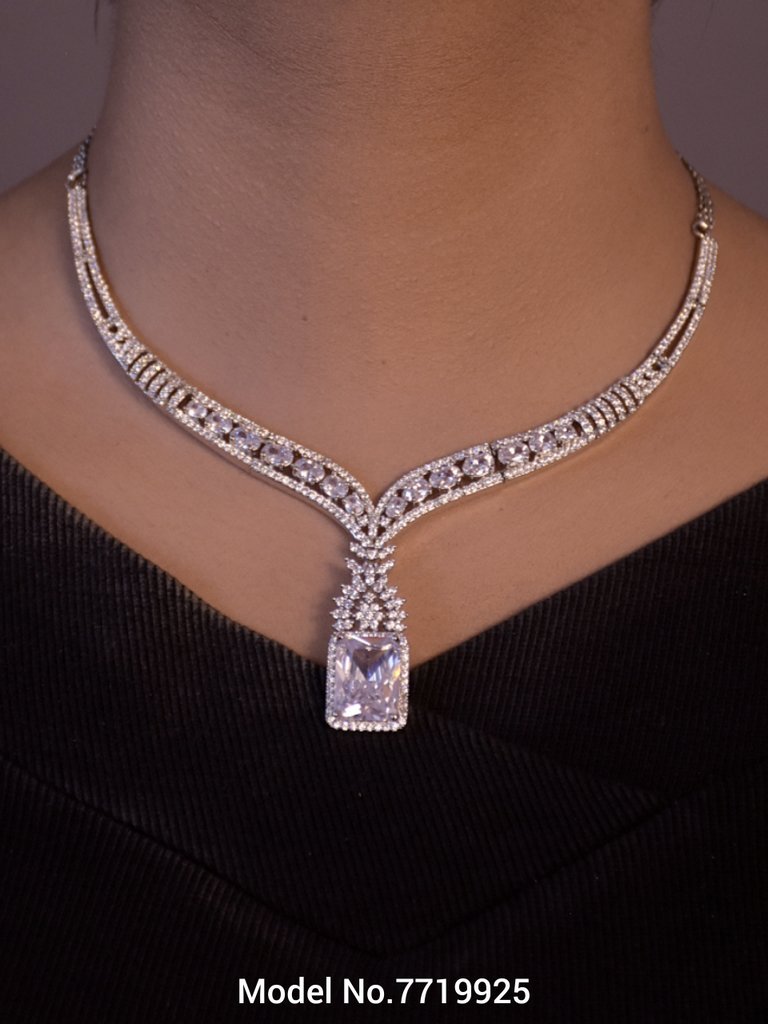 Original Cubic Zircon | Classic Necklace Set