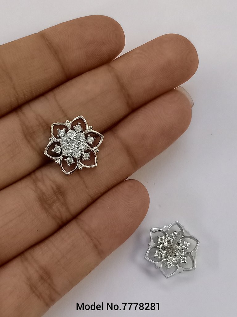 Handcrafted AD Stud Earrings