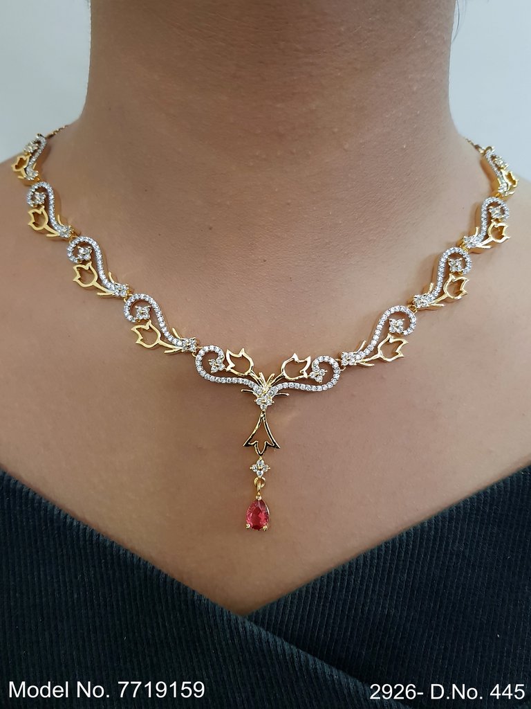 Made in India | Cz Necklace Set