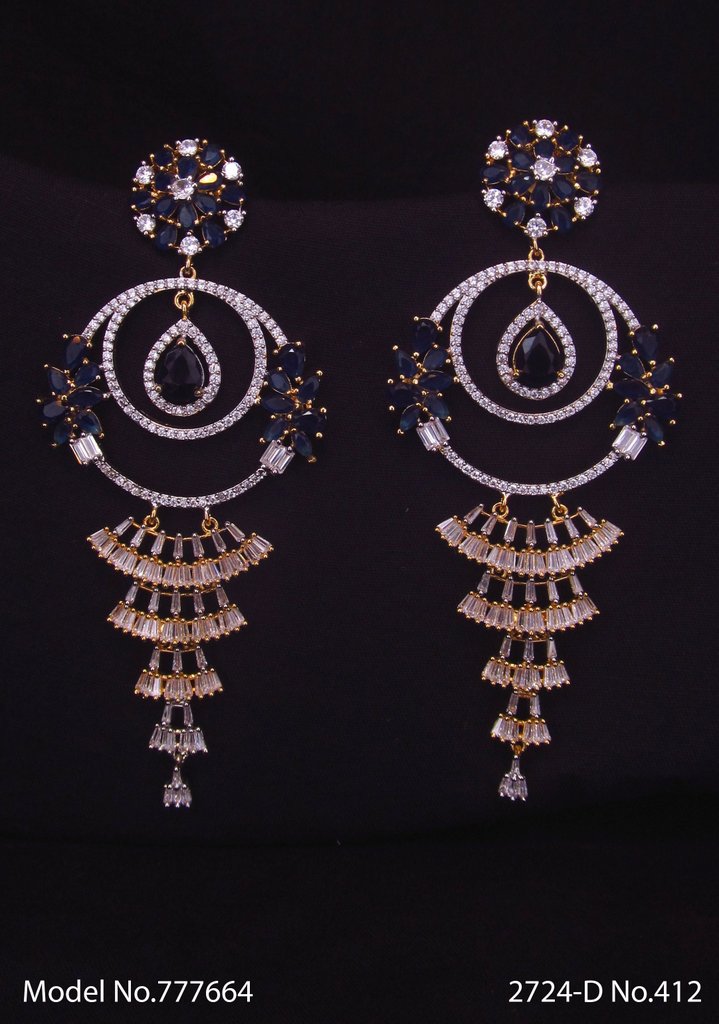 Cz Fashion Earrings | Handcrafted