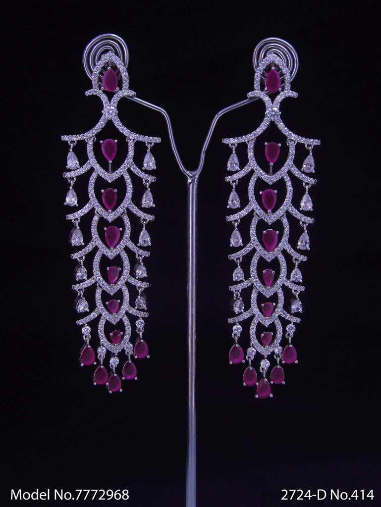 Wholesale Fashion Cz Earrings