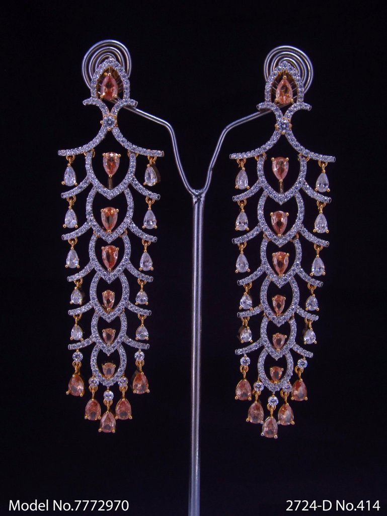 Cz Fashion Earrings | Handcrafted