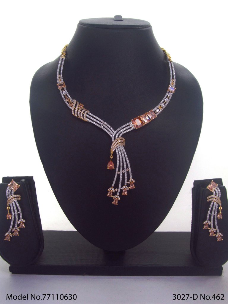 Classic yet Trendy | Cz Fashion Necklace Set