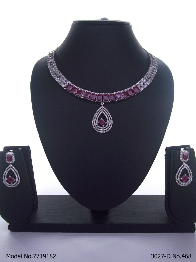 Cz Jewelry Set | Classic Pattern