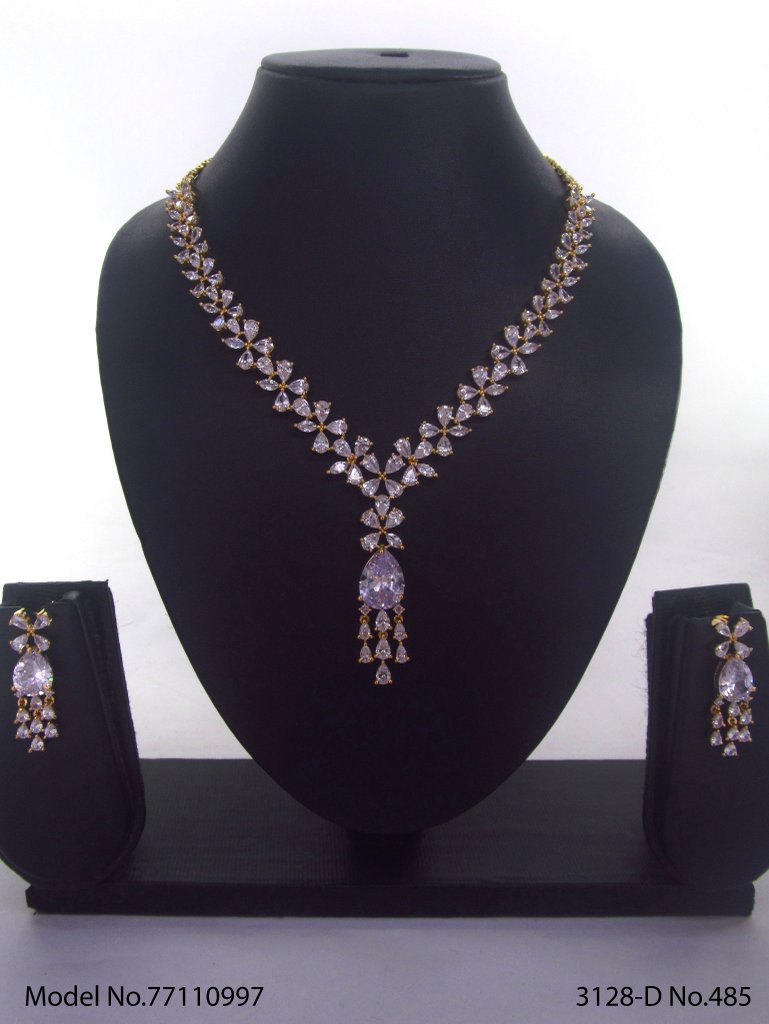 Classic yet Trendy | Cz Fashion Necklace Set