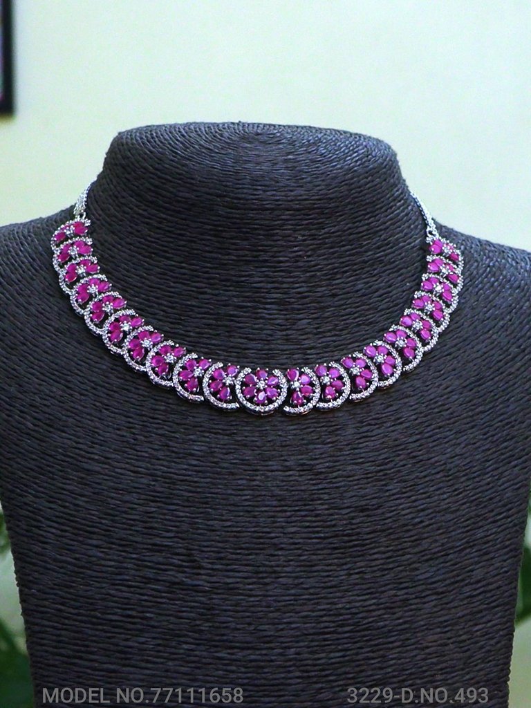 Classic Cz Jewelry Set with Earrings