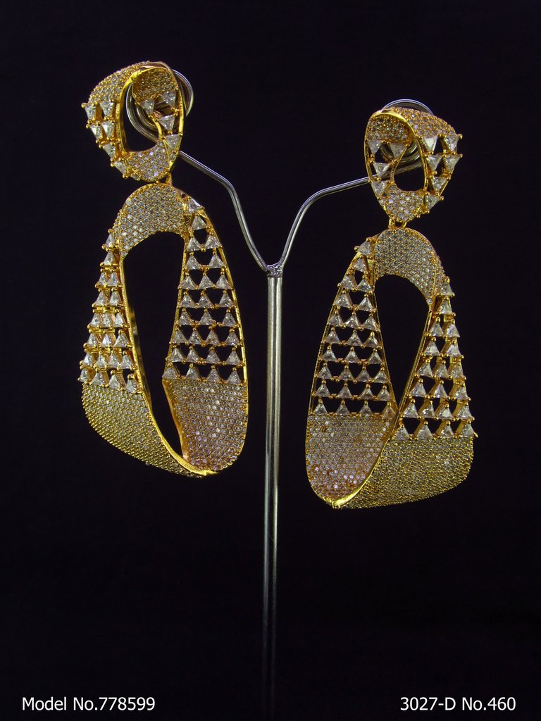 Buy Yellow Champagne Sparkle Cz Diamond Chandelier Earrings, Indian  Jewelry, Statement Earrings, Statement Jewelry, Diamond Earrings,cz Earrings  Online in India - Etsy