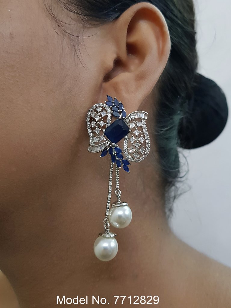 American Diamond Pendant Set