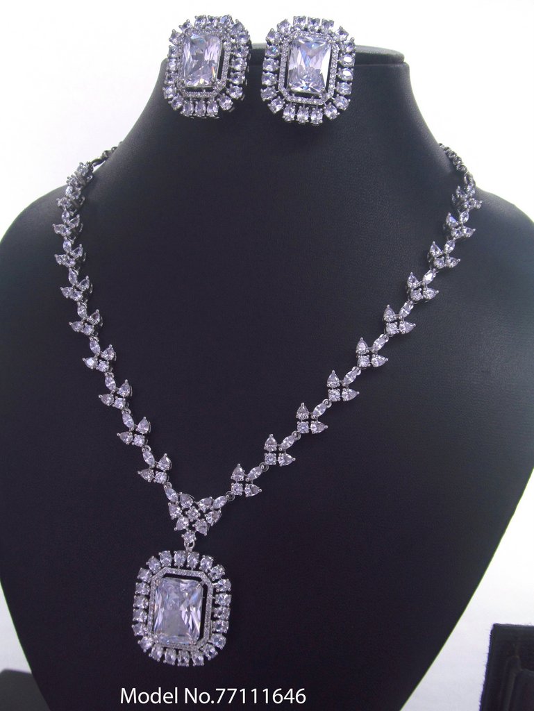 Made In India | Diamond Styled Jewellery Set
